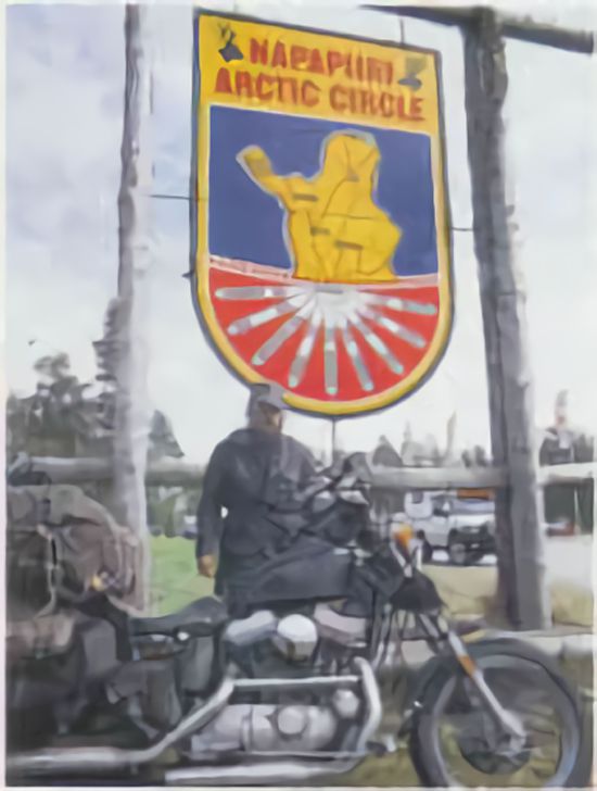 Frosty am Arctic Circle