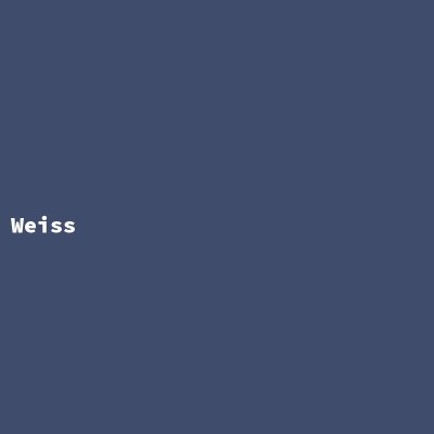 Hersteller: Weiss