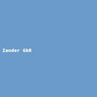 Hersteller: Zander GbR