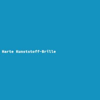 Harte Kunststoff-Brille