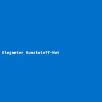 Eleganter Kunststoff-Hut