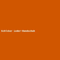 Schicker Leder-Handschuh