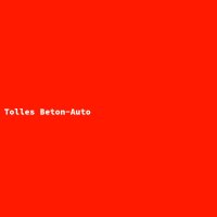 Tolles Beton-Auto