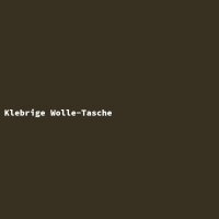 Klebrige Wolle-Tasche