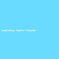 Langlebige Kupfer-Flasche