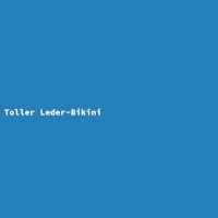 Toller Leder-Bikini