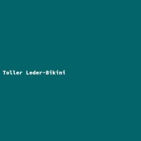 Toller Leder-Bikini