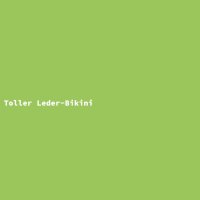 Toller Leder-Bikini